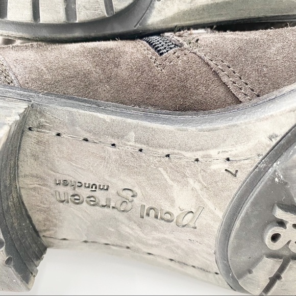 Paul Green Adison Dark Grey Suede Boots US Sz 9.5 - Picture 8 of 10